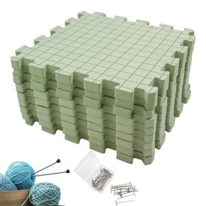 Craft Tools Foam Blocking Mats Knitting Kit Thick Precise Boards With TPins DIY And Crochet Accessories 231017