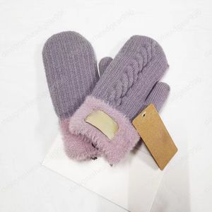 Handschuhe, Designer-Handschuhe, modische Strick-Fleece-Fahrradhandschuhe, verdickt, um winddichtes Frostschutzmittel vor Kälte zu schützen. Handschuhe für Männer und Frauen, Baumwoll-Fäustlinge für den Winter