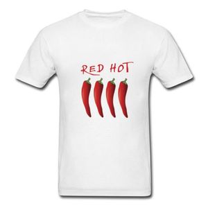 Homens camisetas Chili Vegetal Engraçado T-shirt Red Peppers Design Hipster Camiseta Comida Picante Música Festa Streetwear Pré-Algodão M2542