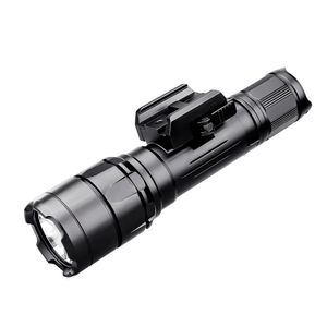 Flashlights Torches TrustFire R8 Army Tactical Flashlight 1700 Lumen 350 Meters Self Defense 18650 Battery Powerful Torch LED Lamp Hunting Lighting 231018