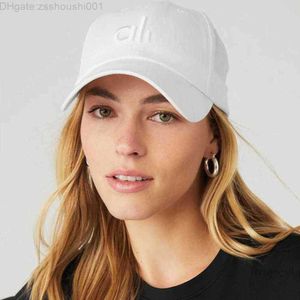 Verão Designer Al Mulheres Yoga Bola Moda Boné Chapéu de Beisebol Versátil Big Head Surround Show Face Pequeno Sunvisor Wear Pato Língua 2023 W9HI