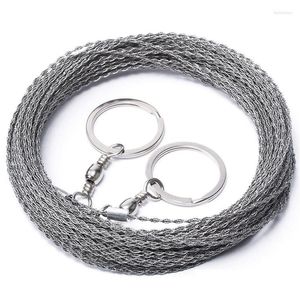 Outdoor Hand-Dn Rope Saw 304 Stainless Steel Wire Cam Life-Saving Woodworking Super Fine Hand 5M Drop Delivery