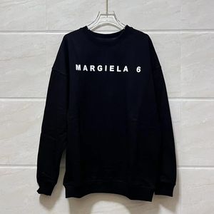 Margiela Hoodies mens 디자이너 후드 티 코트 mm6 남자 남자 여자 후기 아웃복 편지 인쇄 땀 스웨트 테리 바지 크기 S-XL 디자이너 코트 올 매치 패션 후드 157