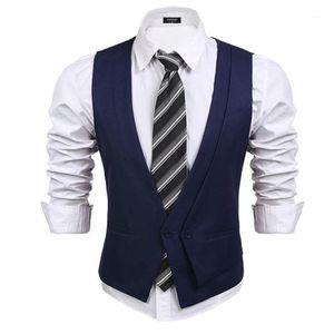 New Arrival Navy Blue Groomsmen Vest Slim Fit Wedding Vests Men's Waistcoat Groom Vests Custom Made Mens Vest for Wedding1202D