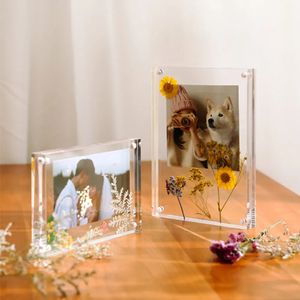 Frames Transparent Acrylic P Magnetic Poster Display Stand Landscape P os Thanksgiving Christmas Year Framewant 231018