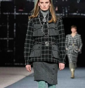 Kadın Ceketler Tasarımcısı Chan Yeni Marka Ceket Tasarımcısı Moda Üst Düzey Logo Tüvit Palto Palto Preate Leisure Spring Coats hırka Kadın