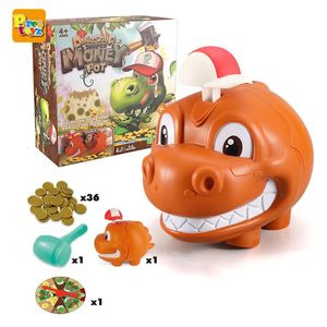 Andra leksaker barn Dinosaur Money Pot Toys Battle Board Spela Parent-Child Interactive Game Education 2 Player Battle Funny Table Games 231019