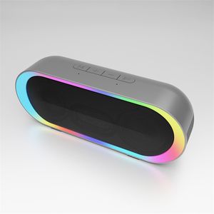 Altoparlante Bluetooth wireless portatile Subwoofer domestico Altoparlante per bassi pesanti Altoparlante per lettore audio Altoparlante RGB Stereo ad alto volume Suono elevato