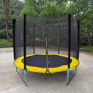 Trampolines väderbeständig lättämne utomhus runda mini småbarn trampolinsäkerhetssäkerhetsnät för trädgård 231018