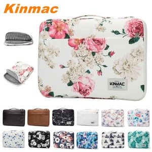 Laptop påsar Waterproof Kinmac Portkaspåpa Laptop Bag 12 13 14 15,6 tum Lady Man Kvinnor HANDLE SLEEVES FALL FÖR MACBOOK AIR PRO M1 PC DROPSHIP 231019