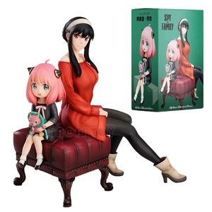 Konst och hantverk 15 cm Spyfamily Anya Forger Anime Figure Spy X Family Yor Forger Action Figur #1902 Anya Forger Figure Model Doll Toys Gifts 231017