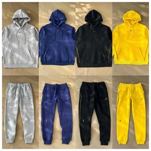 Męskie sportowe dres do dresu designerskie spodnie z kapturem Zestaw dwuczęściowy garnitur mężczyzn mężczyzn Kobieta z kapturem Sweter Techfleece Spodnie Track Suits Bottoms Joggers Her1