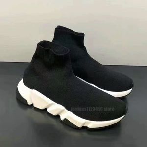 Luxury designer original sock shoes men women speed trainer socks boot beige triple black graffiti running shoe volt lace-up casual sneakers