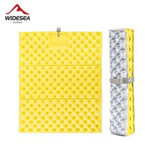 Outdoor Pads Widesea Outdoor Foldable Mat Seat Ultralight Picnic Camping Pad Waterproof XPE Foam Sitting Cushion Chair Tourist Hiking 231018