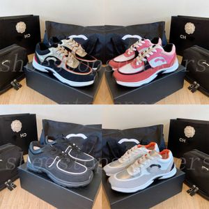 Kanał designerski moda luksusowy kanał Sneaker czarno -białe buty pandy zwykłe muffinki grube podeszte buty platformy męskie i sędziowskie womans na zewnątrz