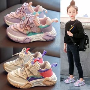 플랫 신발 어린이 운동화 소년 패션 신발 여자 학생 가벼운 캐주얼 런닝 슈즈 Zapatos Zapatillas 231019