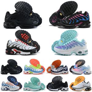 TN Kids Running Shoes TN Enfant Breattable Soft Sports Chaussures Boys Girls TNS Plus Sneakers Youth Requin Trainers Storlek 25-35