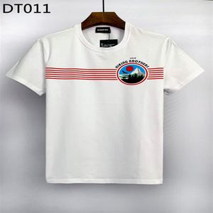 DSQ Phantom Turtle Men's T-shirts Mens Designer T Shirts Black White Back Cool T-shirt Men Summer Italian Fashion Casual Stre239l