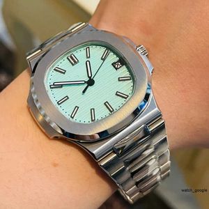 męskie zegarki designerskie zegarki Wysokiej jakości 40 mm szafir szklarnia butikowy stalowy pasek Pasek dla mężczyzn hurtowa data prezent zegarek Diamond Pek Blue