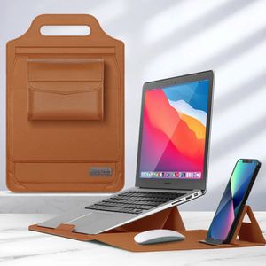 Сумки для ноутбука для ноутбука для MacBook Pro Air 16 15.4 13.3 12 11 Bag PU