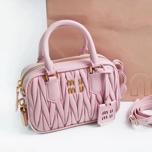 Matelassê Bolsa De Boliche De Luxo Designer Miui Mulheres Bolsa De Embreagem De Couro Genuíno Senhora Alça Superior Cruz Corpo Sacos De Ombro Totes Bolsas Mens Bolsas Best Seller