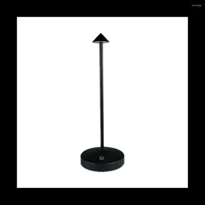 Table Lamps 1800MAh Rechargeable Led Lamp Modern Touch Adjustment For Bedroom Restaurant Decoration Light Black