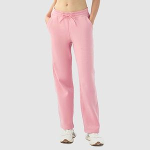 Pantaloni casual da yoga da donna Lu Gym Winter Interior Fleece Warm Loose Sports da donna, comodi e alla moda, in tinta unita