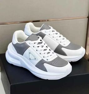 Luxury Designer Mens Casual Shoes Mesh äkta läder Lågtopp Sneakers Lace Up Trainers bekväma utomhuslöpare Sneaker 38-45