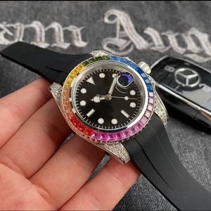 Mens watch Aaa designer watch AAA 40mm black dial automatic mechanical fashion classic European and American stainless steel waterproof luminous sapphire Montres