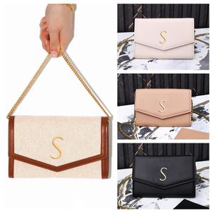 Luxury Designer envelope bag Shoulder Bags Phone bag Women mini crossbody bag chain wallets Top quality luxury flap bag caviar shoulder bags With card bag