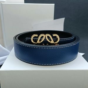 أزياء Men Leather Belt Belt Belt Classic Smooth Buckle Mens Womens Denim Width 3.8cm عالي الجودة بالجملة