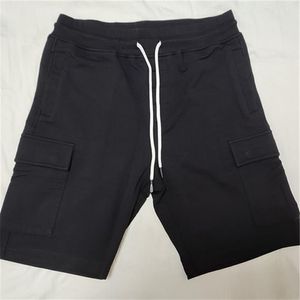 2022 Summer Men Cotton Shorts Solid Solid Disual Beach Pants Fashion Sports Mens306K