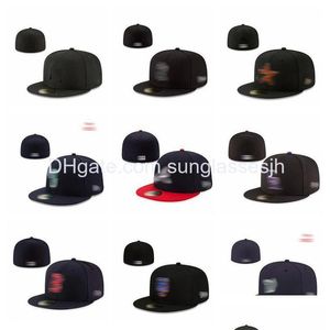 Ballkappen Est Fitted Hats Hut Einstellbar Baskball All Team Logo Mann Frau Outdoor-Sport Stickerei Baumwolle Flache geschlossene Beanies Flex Dhdvu