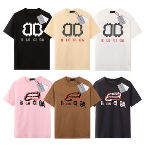 Mens Designer T-Shirt Luxury Brand Ba T Shirts Mens Womens Short Sleeve Tees Summer Shirts Hip Hop Streetwear Tops Shorts Clothing Clothes Various Colors-23