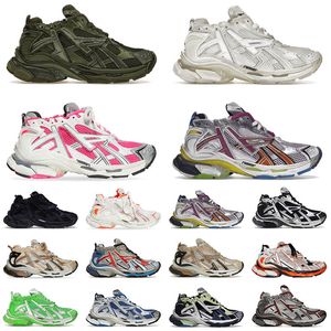 2024 LUXURYS Designer Buty Casual Tracks Runners 7.0 Marka platformy skóra 17FW Vintage Transit Sense Mens Mens Tracks Treners Treners Mejczyki 35-46