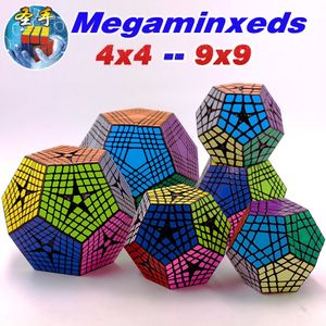 Magic Cubes SengSo Megamin 4x4 7x7 ShengShou Dodeahedron Magic Cube 5x5 6x6 8x8 9x9 SO Megaminxeds Stickers Professional Master Magico Cubos 231019