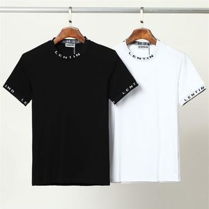 DSQ Phantom Turtle T Shirt Mens Designer T Shirts Black White Men Summer Fashion Casual Streetwear T-shirt Topps Kort ärmstorlek 2759