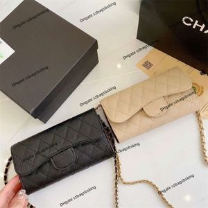 Women's luxury bag store CH Designer Wallet 90% Factory sales wholesale chain bag anels Mobile wallets Multi-functional shoulder crossbody handbag fashion