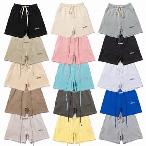 Designer mens essent shorts pant nyaste män mode hip hop brev tryck byxor byxor mans kvinnor multicolor trendiga shorts lösa joggar tröja