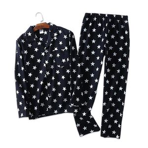 100% cotone Sexy stelle pigiama set da uomo pigiameria autunno inverno pigiama maschile pijama hombre mens simpatico cartone animato pigiama setLY191112301x