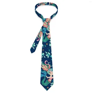 Papillon Sirena Cravatta Stampa floreale colorata Collo personalizzato Novità Colletto casual per uomo Accessori per cravatta per festa di nozze