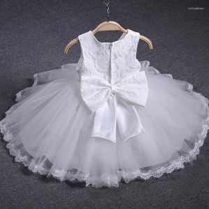 Girl Dresses White Lace 1st Birthday Toddler Baptism Dress Flower Baby For Wedding Born Infant Christening Gown