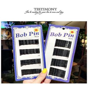 Designer Hair Accessories2880pcs Lot Black Clips Pleated U Shape 5cm Hair Bobby Pin Metal Barrette2930