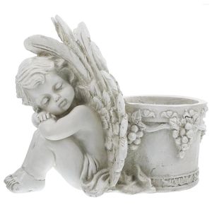 Vasi da giardino Fioriera Statua di angelo Piantare vaso di fiori Decorazione per esterni