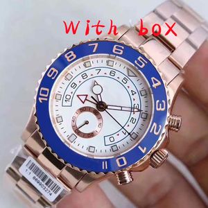 Роскошные модные классические часы 42 мм, дизайн часов Master II, часы из нержавеющей стали со светящимся механизмом, автоматические механические мужские часы