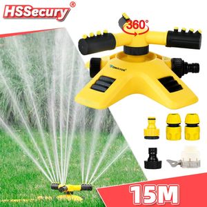 Watering Equipments 360 Degree Automatic Rotating Garden Lawn Sprinkler Yard Large Area Coverage Water Irrigation Sprayer 231019