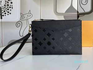 Fashion designer clutch bags luxury Melanie purse mens womens leather wallets Highs quality flower letter Empreinte handbag card holders original design mini bag