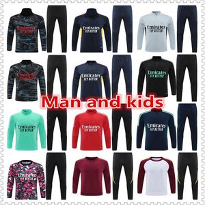 22 23 arsen PEPE SAKA tracksuit adult boys Gunners training suit ODEGAARD THOMAS TIERNEY SMITH ROWE 2023 Transport Men Kids kit2859