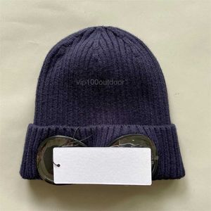 Ccp duas lentes homens bonés algodão malha gorros quentes ao ar livre trackcaps casual inverno à prova de vento chapéus lente removível ahu9 chapéu