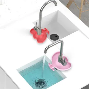 Tappetini da cucina Tappetino per rubinetto in silicone per fiori Tappetino per scarico lavandino per bagno Protezione per controsoffitto per bagno Shampoo Dispenser di sapone Vassoio rapido